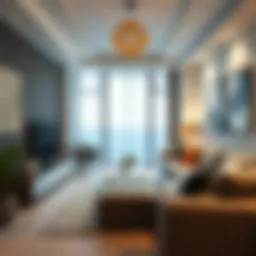 Modern flat interior in Karama