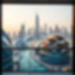 A panoramic view of Dubai's skyline showcasing modern architecture