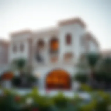 Architectural details of residential structures in Hadiqat Al Nof 3