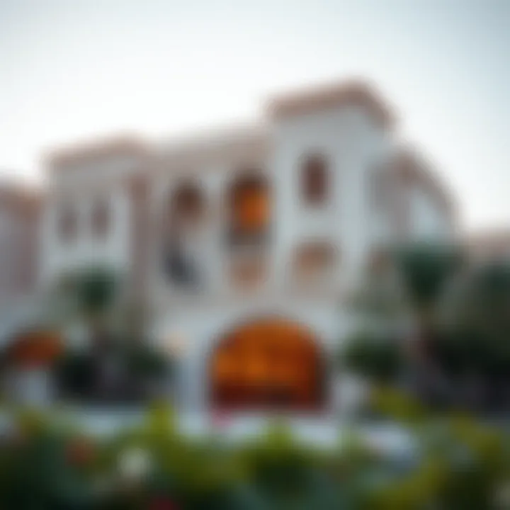 Architectural details of residential structures in Hadiqat Al Nof 3