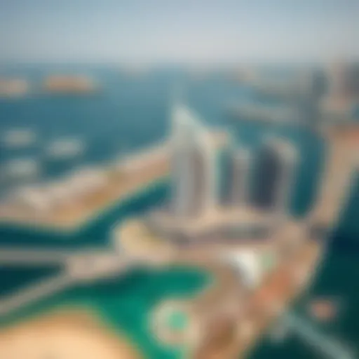 Aerial view of Harbour Point showcasing its stunning architecture