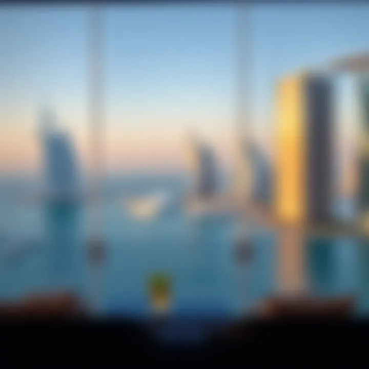 Stunning coastal view from JBR Shams 1