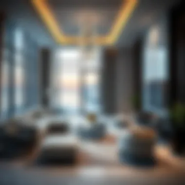 Luxurious apartment interior at JBR Shams 1