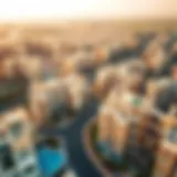 Aerial view of الجرف 3 showcasing residential architecture