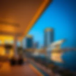 Stunning view of Lake Point JLT showcasing modern architecture