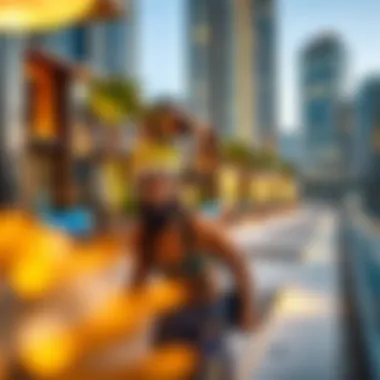 Vibrant Lifestyle in Jumeirah Lake Towers Vibrant lifestyle in the Jumeirah Lake Towers area