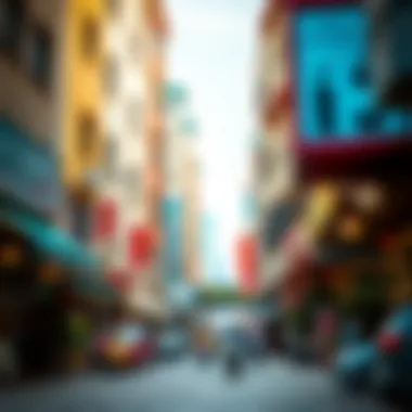 A vibrant street view of Mankhool highlighting local amenities