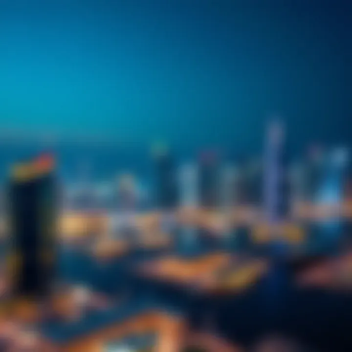 Stunning Dubai Marina Skyline from Marina Quays West Breathtaking view of Dubai Marina skyline