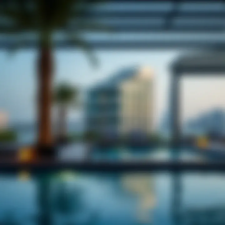 Luxurious Amenities at Marina Quays West Luxurious poolside amenities at Marina Quays West