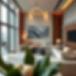 Luxurious living space within Movenpick Hotel Apartments