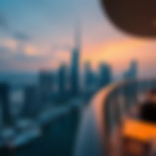 Stunning skyline view of No.9 Dubai Marina