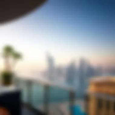 Stunning Views from Omniyat One Panoramic view of the Dubai skyline from Omniyat One Business Bay
