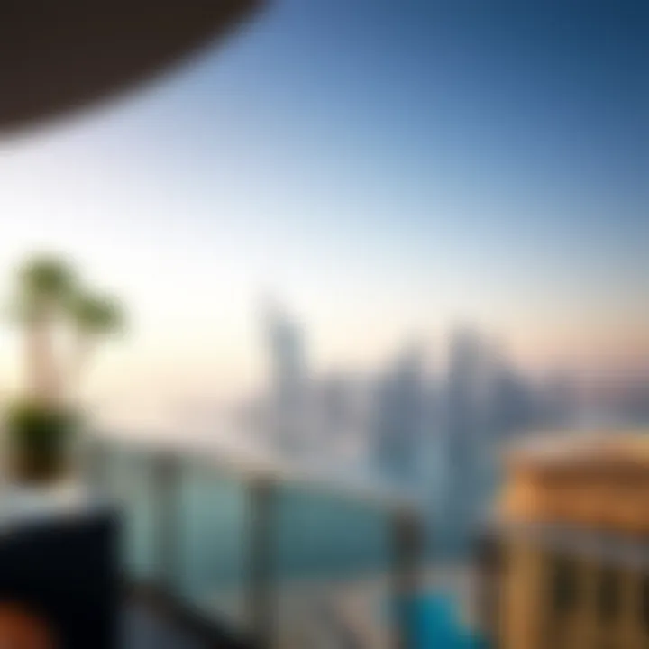Stunning Views from Omniyat One Panoramic view of the Dubai skyline from Omniyat One Business Bay