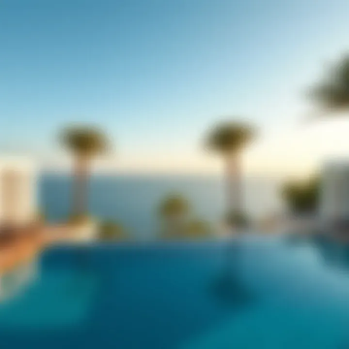Infinity Pool at Oceana Residence Infinity pool overlooking the sea at Oceana Residence
