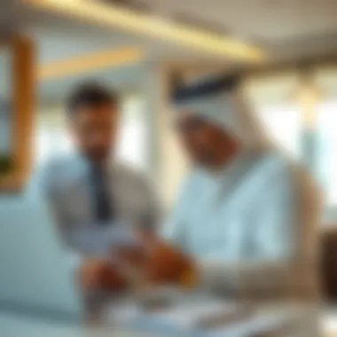Investors analyzing real estate trends in Dubai