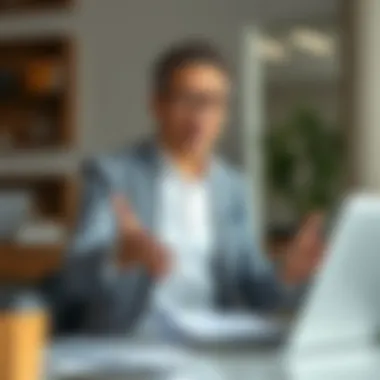 Instructor explaining real estate concepts