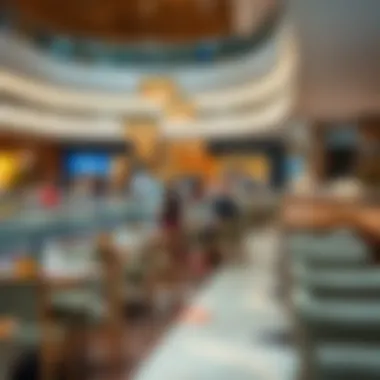 Culinary Delights in the Mall Dining area with varied cuisine options