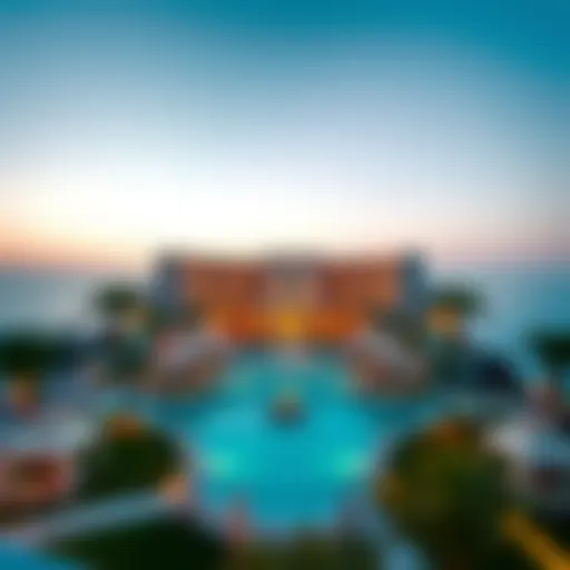 A breathtaking view of Rixos by Nakheel showcasing its stunning architectural design