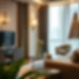 Stylish room interior showcasing rental space in Karama