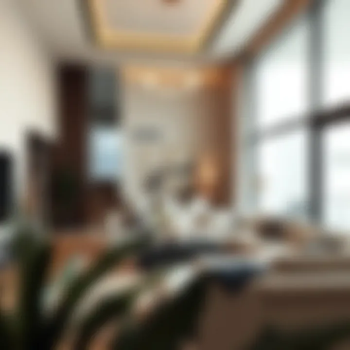 Contemporary Villa Interior in Sahara Meadows Stylish interior design of a modern villa in Sahara Meadows