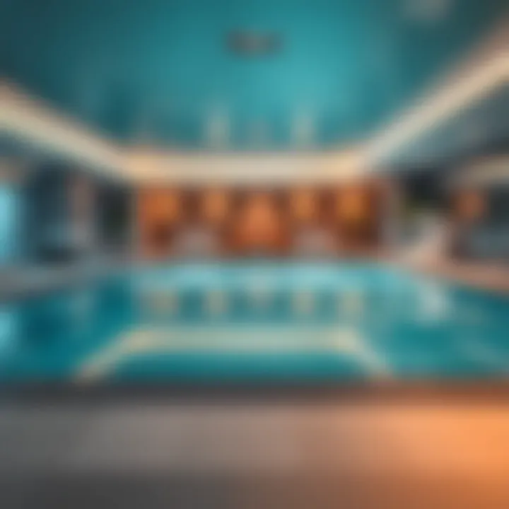 Recreational amenities available at Solarium Tower including pool and fitness center