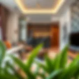 Modern Studio Design in Jebel Ali Stylish studio apartment in Jebel Ali showcasing modern design elements