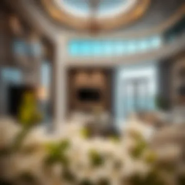 Elegant Interior Design Luxurious interior design of a bay villa in Dubai