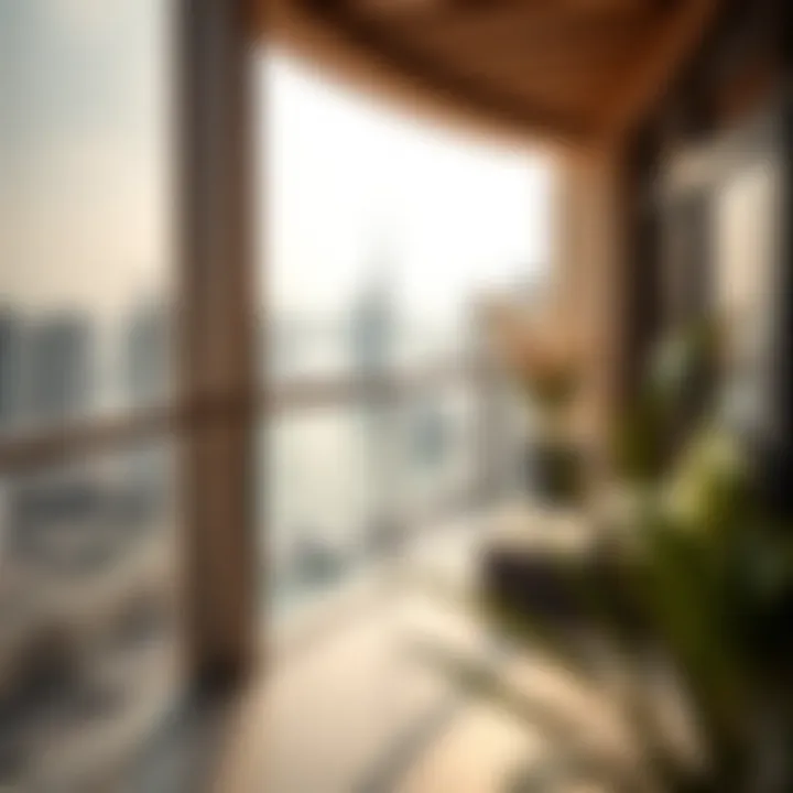 Breathtaking Balcony Overlooking Dubai Marina Serene balcony view overlooking Dubai Marina