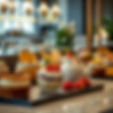 Delicious Dessert Selection Delicious dessert selection at a brunch bar