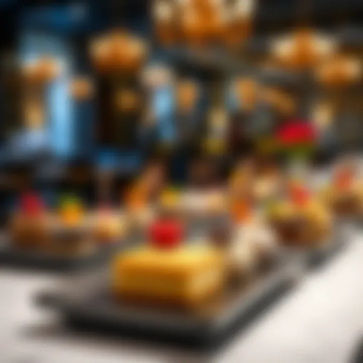 Exquisite Desserts An array of exquisite desserts showcasing culinary artistry