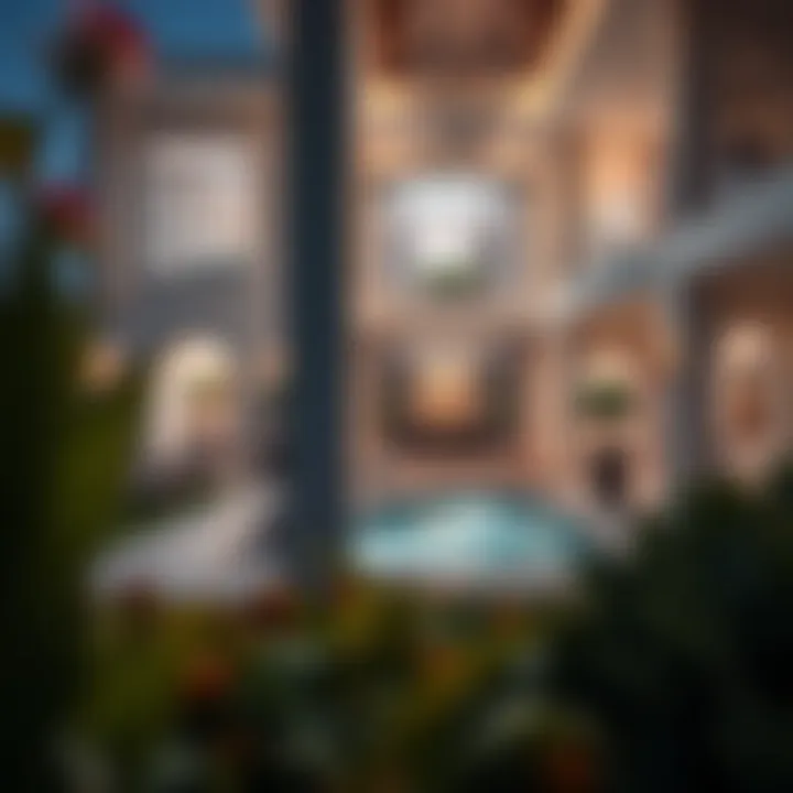 Elegant Villa Design in Better Homes A beautifully designed villa in Better Homes, highlighting architectural elegance