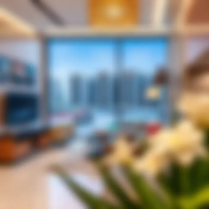 Premium Binghatti Property Offerings Showcase of premium Binghatti property offerings displayed at the sales office