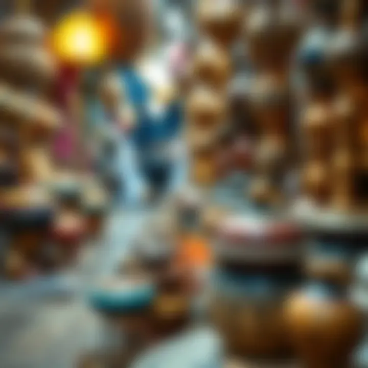 Artisan crafts on display, reflecting the cultural heritage of Dubai