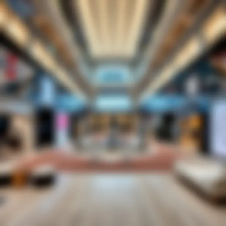 Luxurious Shopping Experience at Dubai Mall Interior of the Dubai Mall showcasing luxury brands