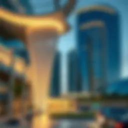 Stunning architectural design of Zahia City Center showcasing modernity