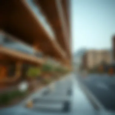 Urban development influenced by the hills of Dubai