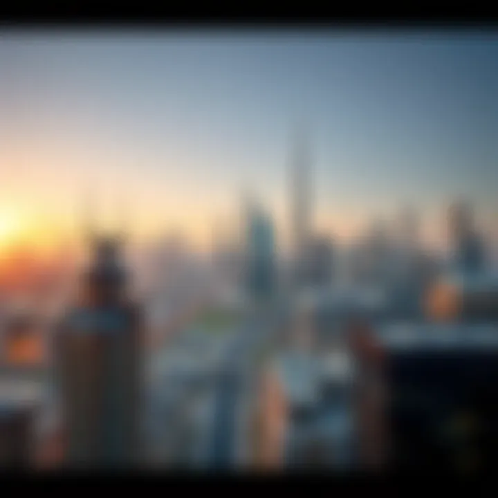 Dubai skyline showcasing real estate developments