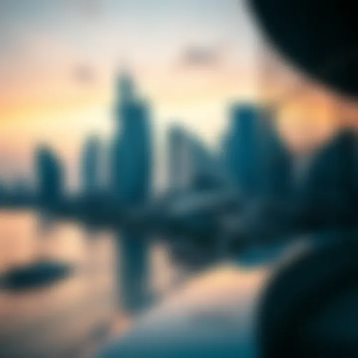 Captivating skyline of ذا فالي دبي showcasing modern architecture