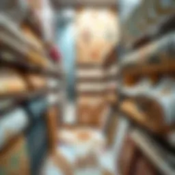 A stunning array of wallpaper samples showcasing vibrant patterns and textures