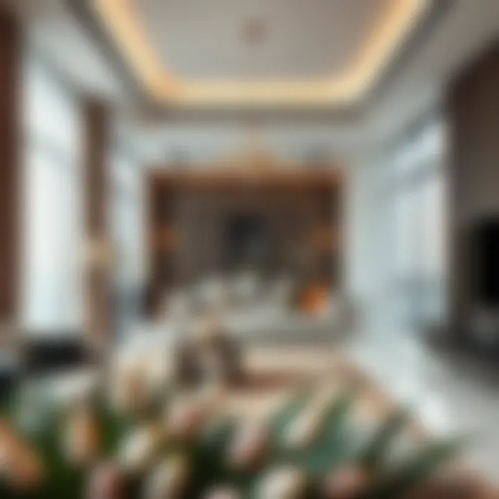 Elegant interior of a modern Dubai apartment showcasing sophisticated design