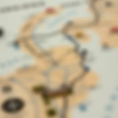 A map highlighting prime locations within Dubai's real estate market