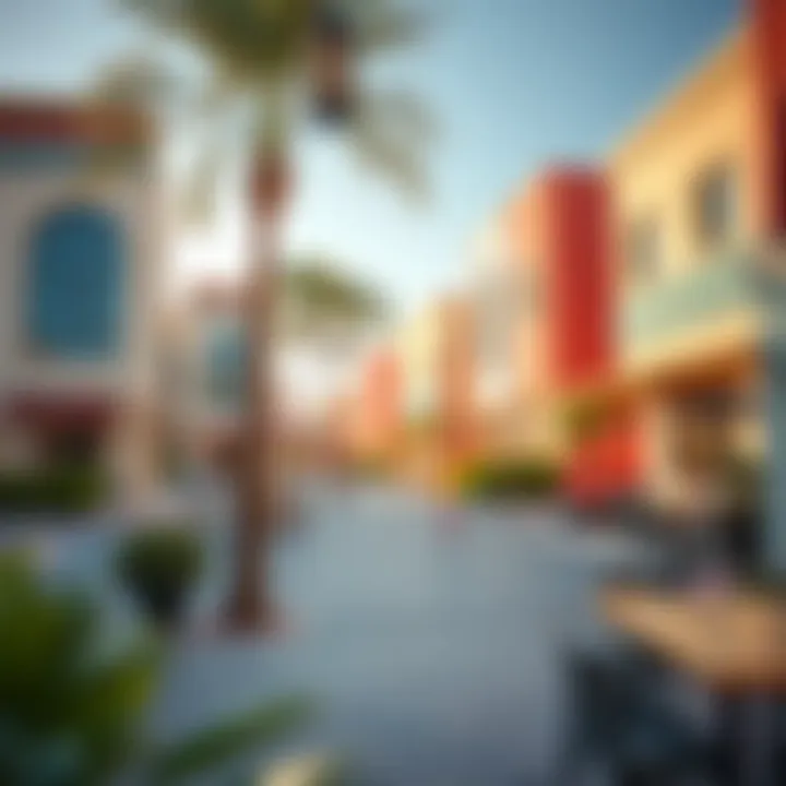 Vibrant Neighborhood Amenities Vibrant neighborhood showcasing family-friendly amenities