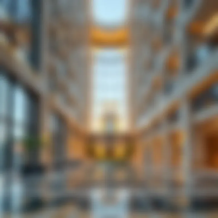 Architectural details showcasing design of Flamingo Z2 Tower