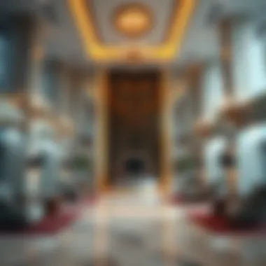 Luxurious Interior Lobby of HDS Tower Interior lobby of HDS Tower demonstrating luxurious design