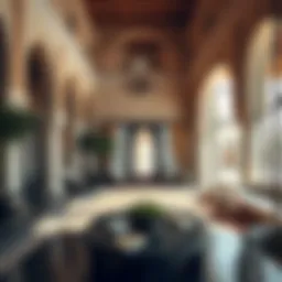 A beautiful heritage villa showcasing traditional Arabian architecture