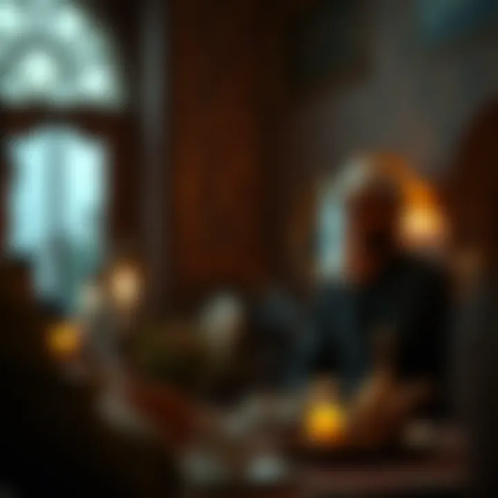 Spiritual reflection during Iftar