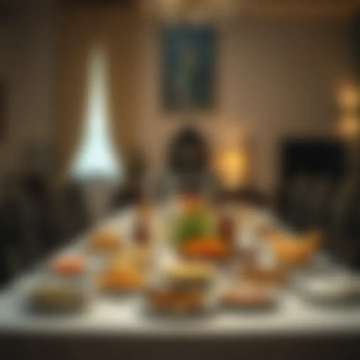 Traditional Iftar spread