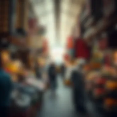 Marketplace of Opportunities in the UAE A vibrant marketplace symbolizing professional mobility in the UAE