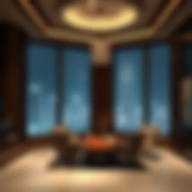 Business Meeting Space in Latifa Tower Business meeting space within Latifa Tower highlighting its commercial appeal