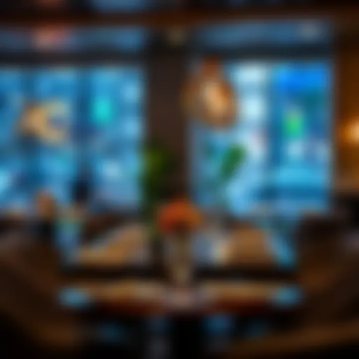Dining Out in Dubai: Costly or Affordable? Stylish dining setup in a popular Dubai restaurant